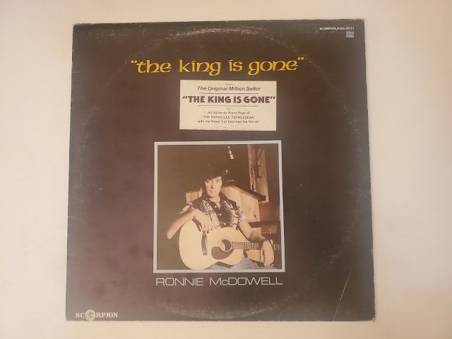 Ronnie McDowell The King is Gone vinyl record
