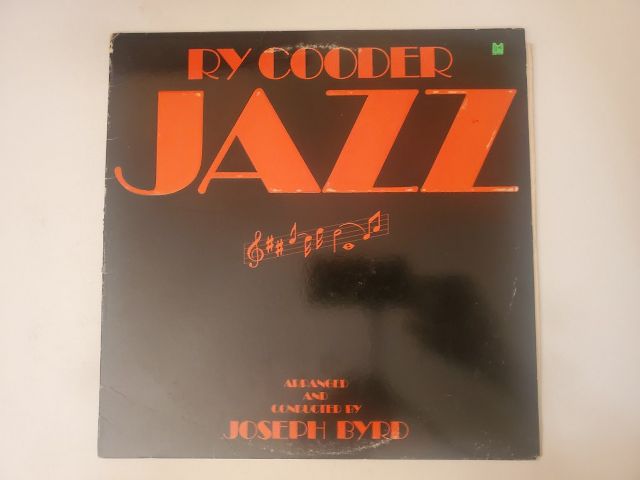 Ry Cooder Jazz vinyl record