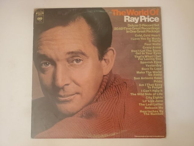 Ray Price The World of Ray Price vinyl record