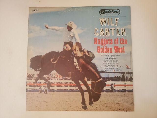 Wilf Carter Nuggets of the Golden West vinyl record