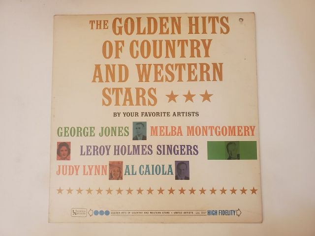 Various Artists The Golden Hits of Country and Western Stars vinyl record
