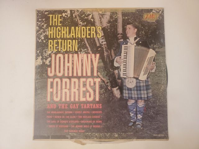 Johnny Forrest and the Gay Tartans The Highlander's Return vinyl record