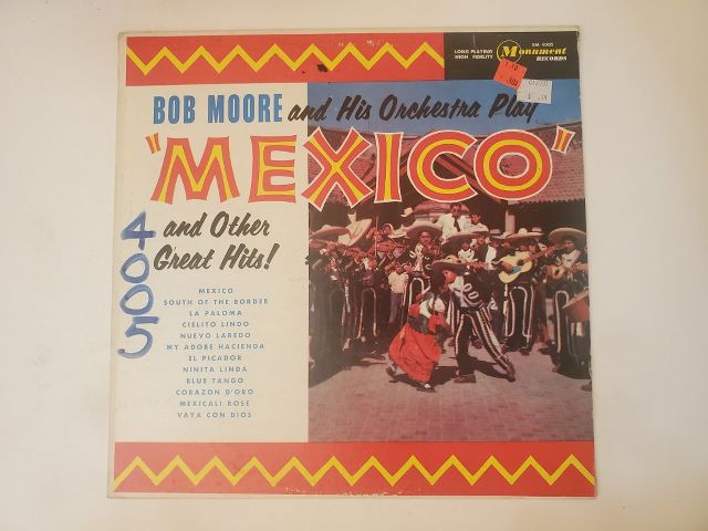 Bob Moore and His Orchestra Play Mexico vinyl record
