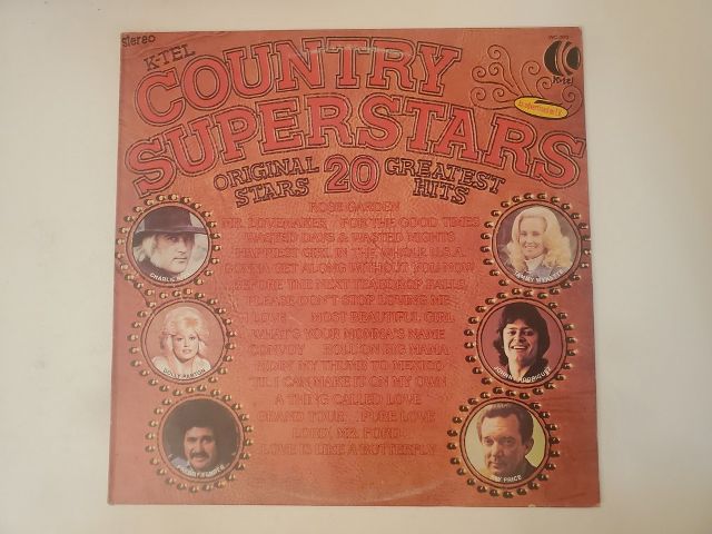 Various Artists Country Superstars - 20 Greatest Hits vinyl record