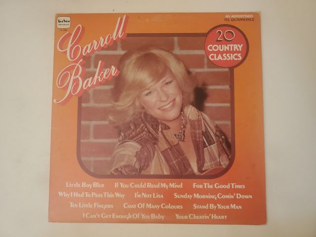 Carroll Baker 20 Country Classics vinyl record