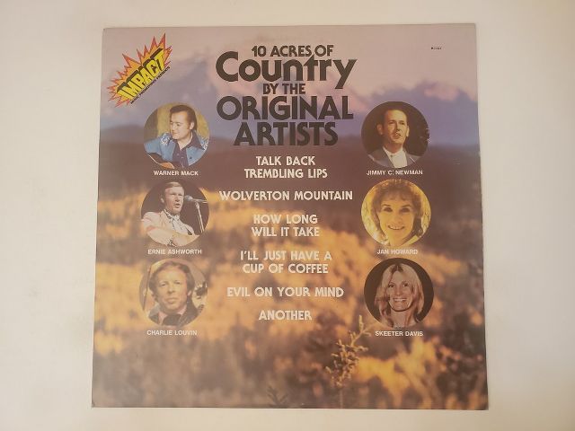 Various Artists 10 Acres of Country by the Original Artists vinyl record