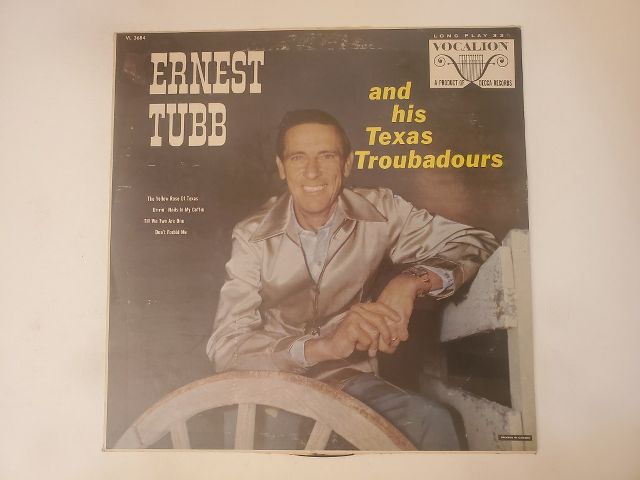 Ernest Tubb and His Texas Troubadours The Yellow Rose of Texas vinyl record