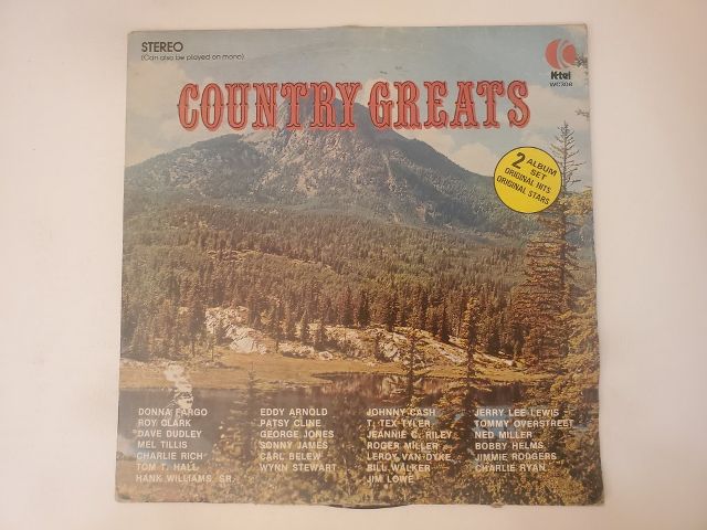 Various Artists Country Greats vinyl record