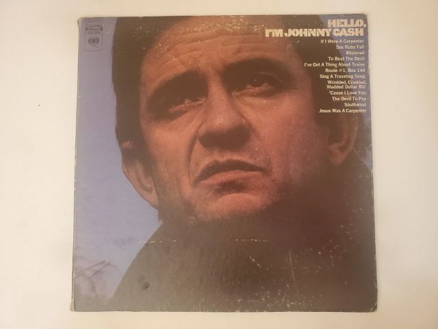 Johnny Cash Hello, I'm Johnny Cash vinyl record