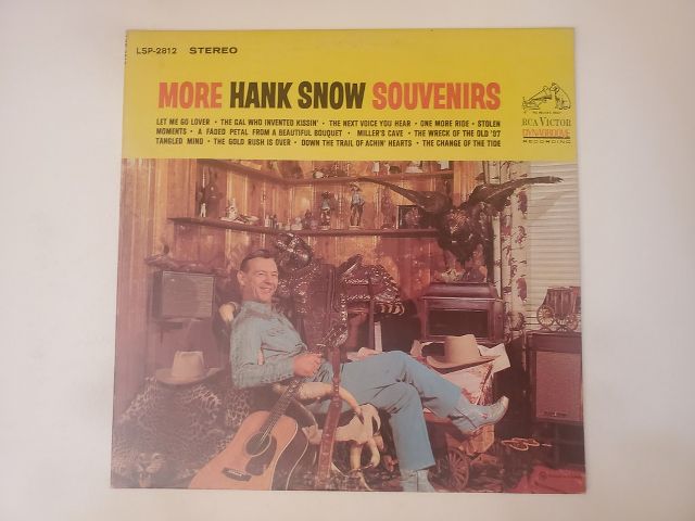 Hank Snow More Hank Snow Souvenirs vinyl record