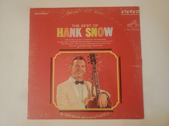 Hank Snow The Best of Hank Snow vinyl record