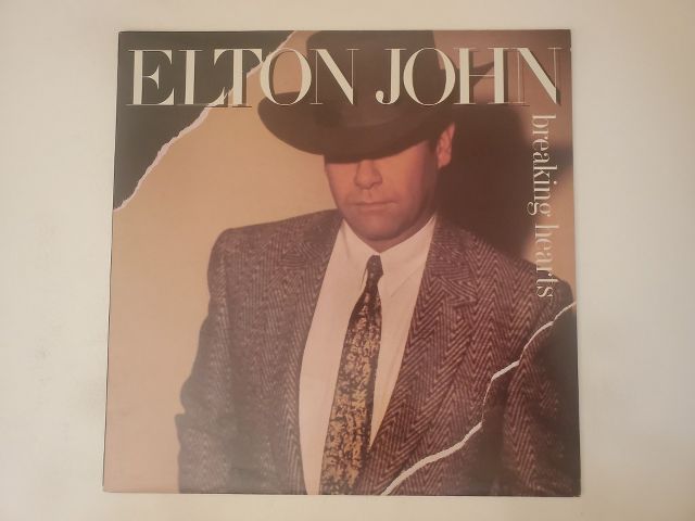 Elton John Breaking Hearts vinyl record