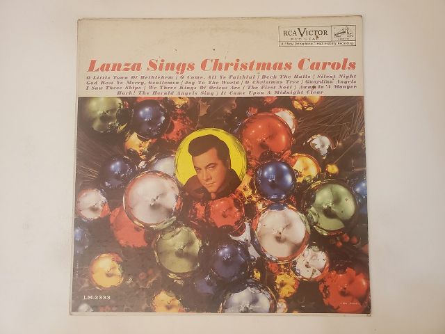Mario Lanza Lanza Sings Christmas Carols vinyl record