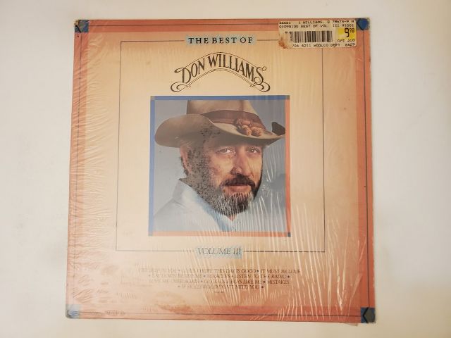 Don Williams The Best of Don Williams Volume III vinyl record