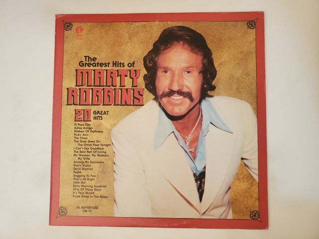 Marty Robbins The Greatest Hits of Marty Robbins vinyl record