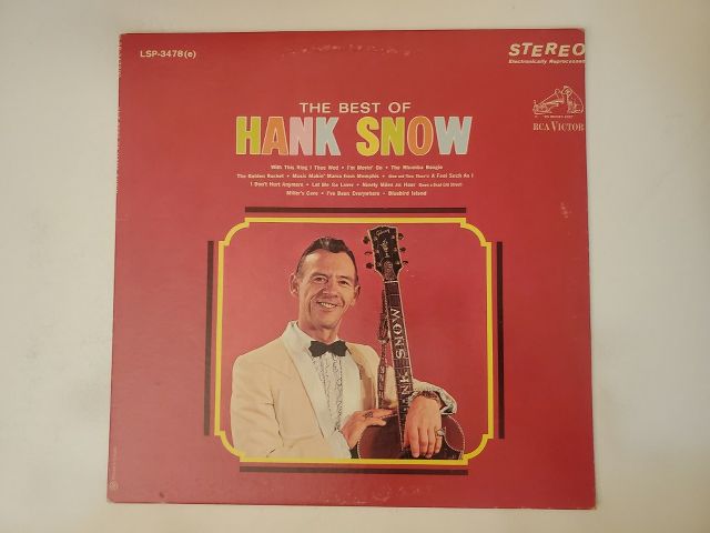 Hank Snow The Best of Hank Snow vinyl record