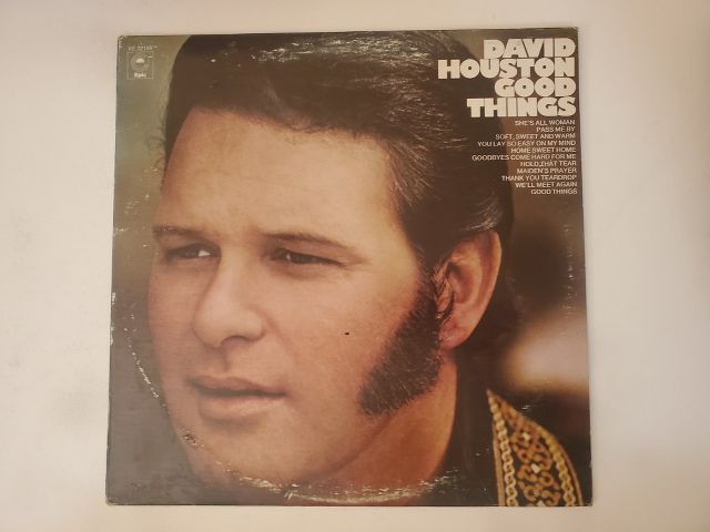 David Houston Good Things vinyl record