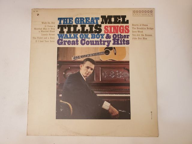 Mel Tillis The Great Mel Tillis Sings Walk on, Boy & Other Great Country Hits vinyl record