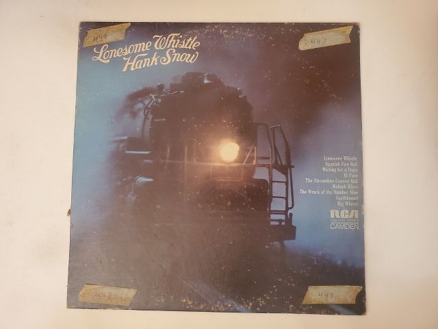 Hank Snow Lonesome Whistle vinyl record