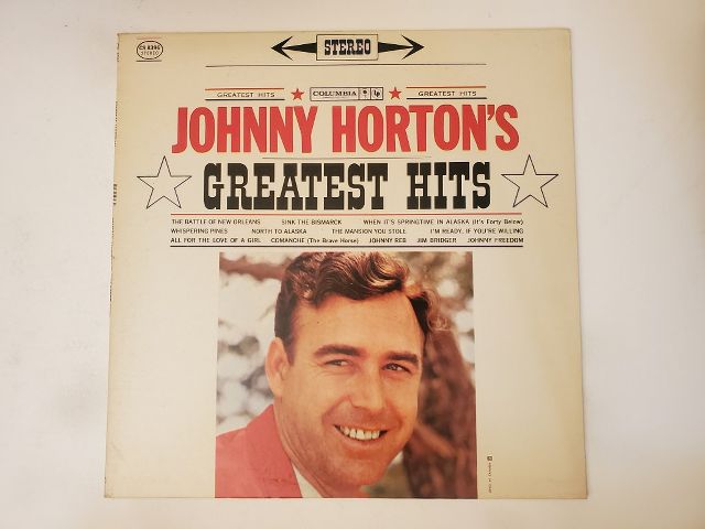 Johnny Horton Greatest Hits vinyl record