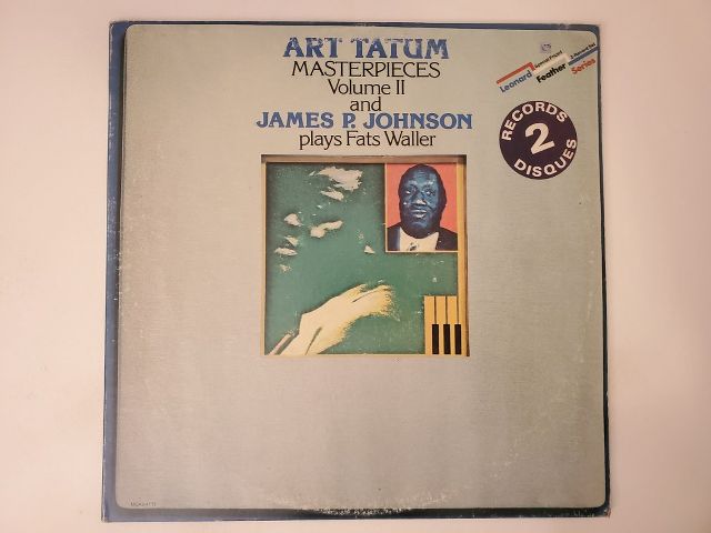Art Tatum & James P. Johnson Masterpieces Volume II and James P. Johnson Plays Fats Waller vinyl record