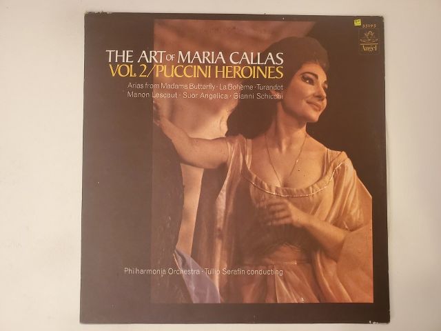 Maria Callas The Art of Maria Callas Vol. 2: Puccini Heroines vinyl record