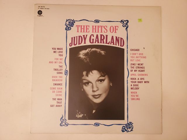 Judy Garland The Hits of Judy Garland vinyl record
