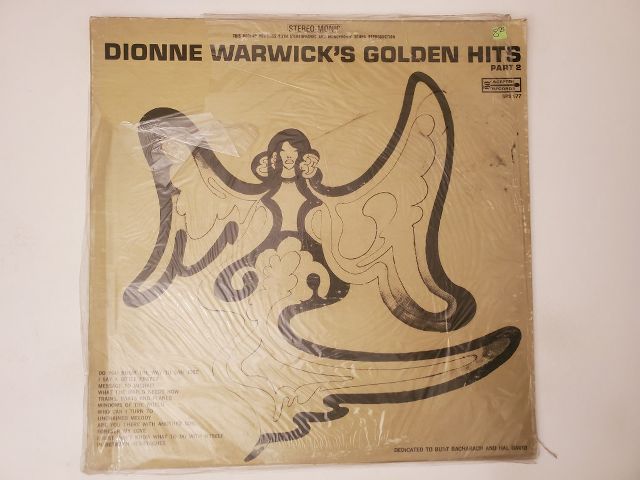 Dionne Warwick Dionne Warwick's Golden Hits Part 2 vinyl record