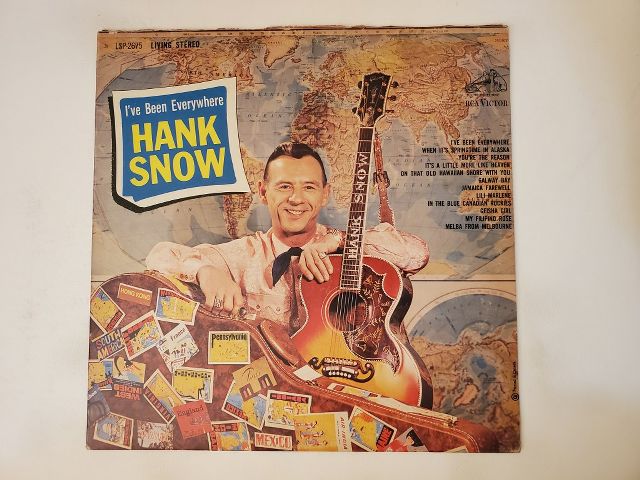 Hank Snow I've Been Everywhere vinyl record