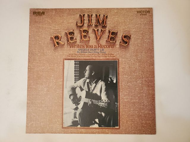 Jim Reeves Writes You a Record vinyl record