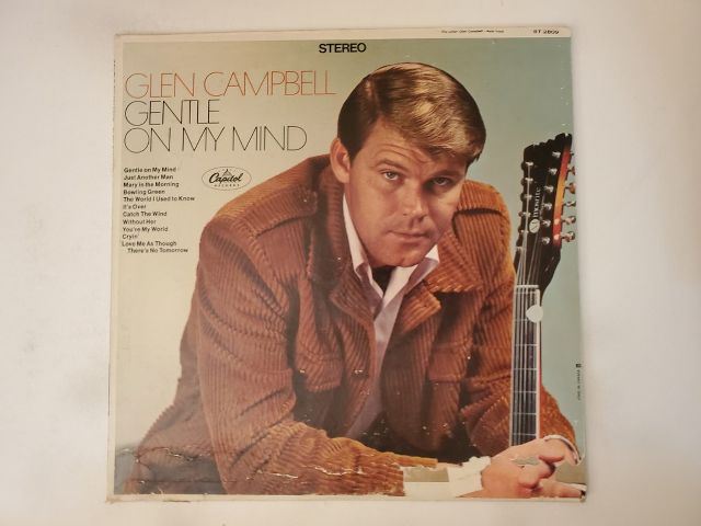 Glen Campbell Gentle on My Mind vinyl record