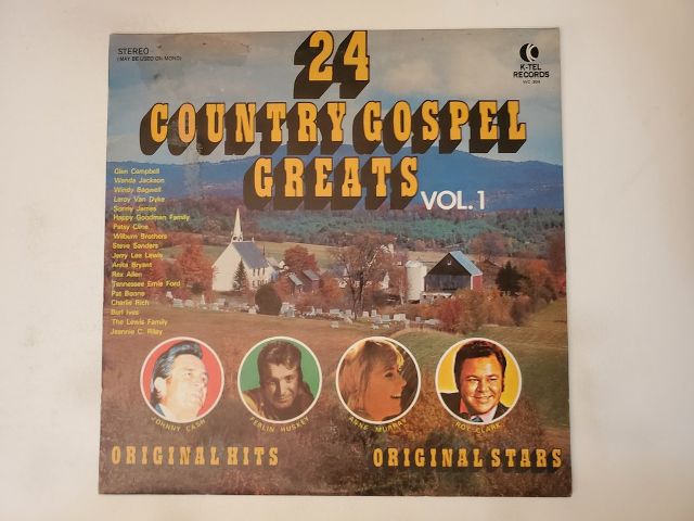 Various Artists 24 Country Gospel Greats Vol. 1 vinyl record
