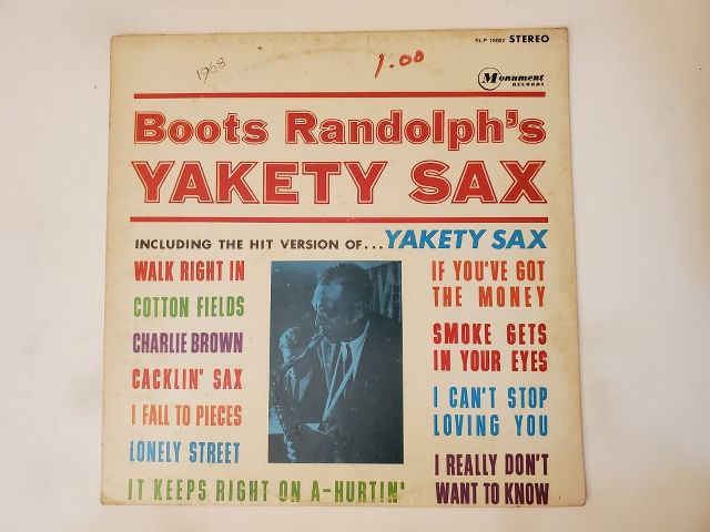 Boots Randolph Yakety Sax vinyl record