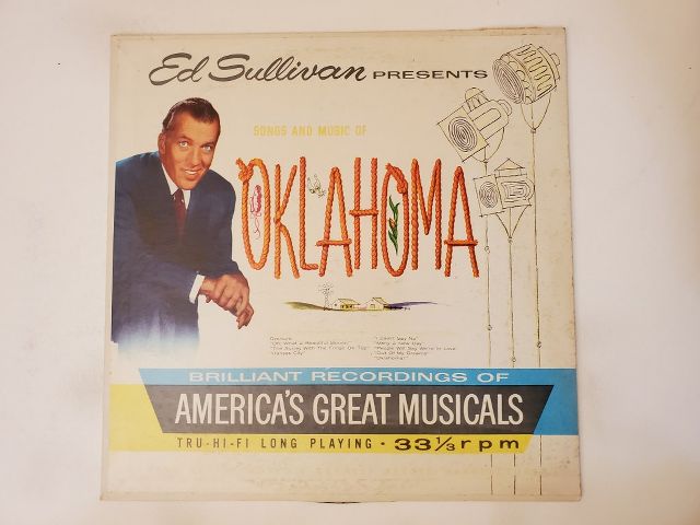 Various Artists Ed Sullivan Presents Oklahoma vinyl record