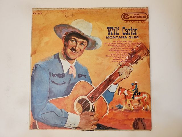 Wilf Carter Montana Slim vinyl record