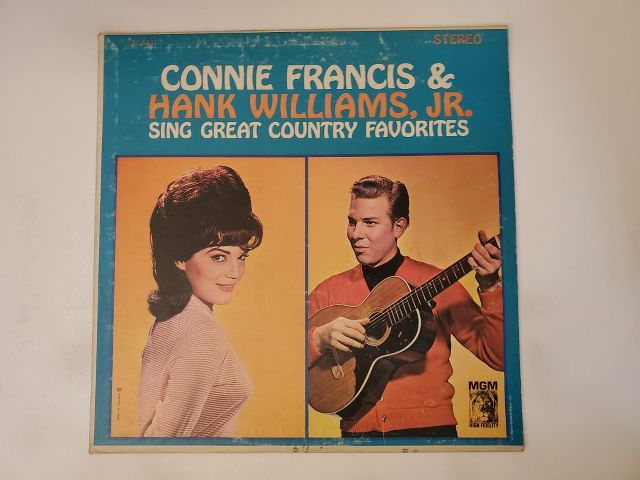 Connie Francis & Hank Williams, Jr. Sing Great Country Favorites vinyl record
