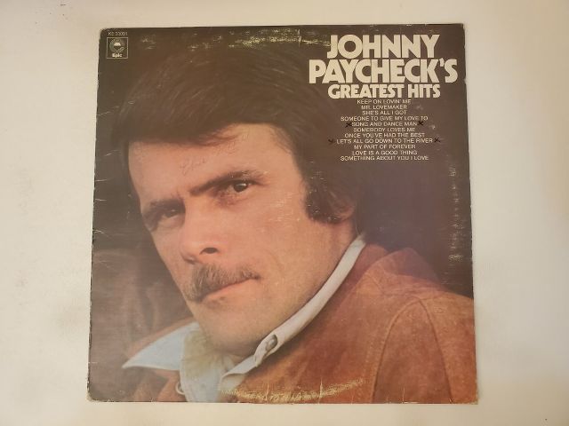 Johnny Paycheck Greatest Hits vinyl record