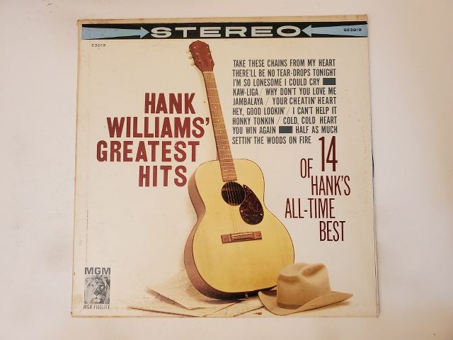 Hank Williams Hank Williams' Greatest Hits vinyl record