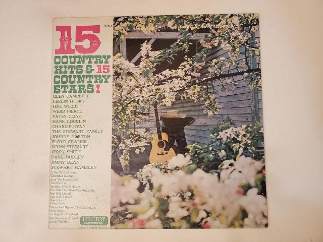 Various Artists 15 Country Hits & 15 Country Stars vinyl record