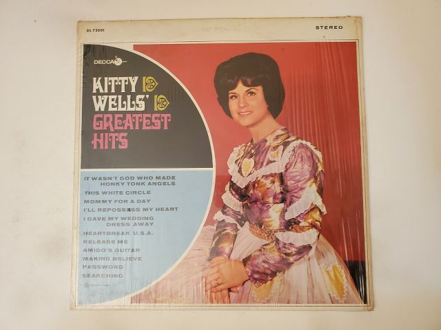 Kitty Wells Greatest Hits vinyl record