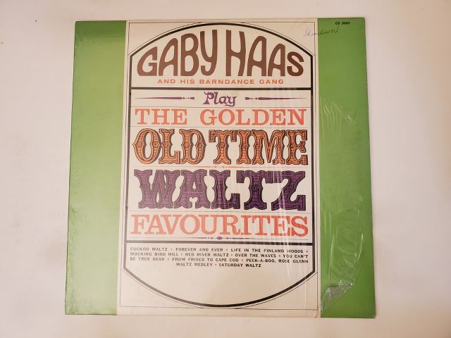 Gaby Haas and His Barn Dance Gang Play the Golden Old Time Waltz Favourites vinyl record