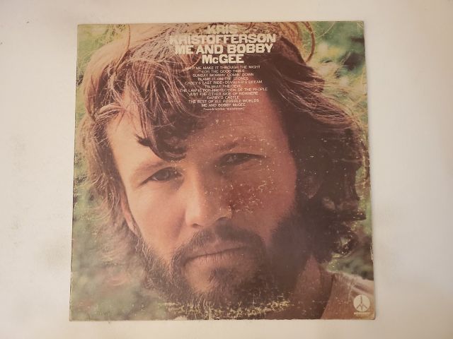 Kris Kristofferson Me and Bobby McGee vinyl record