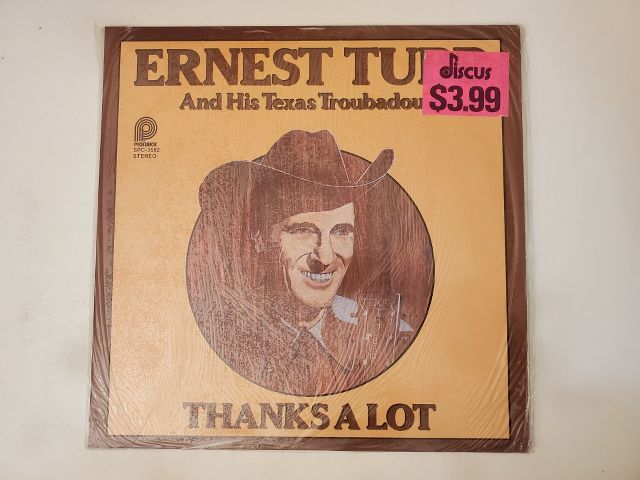 Ernest Tubb and His Texas Troubadours Thanks a Lot vinyl record
