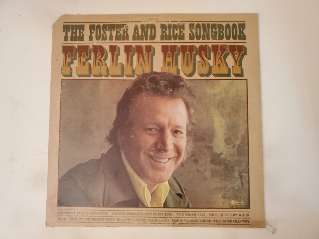 Ferlin Husky The Foster and Rice Songbook vinyl record