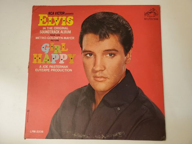 Elvis Presley Girl Happy vinyl record