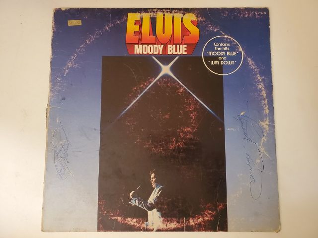 Elvis Presley Moody Blue vinyl record