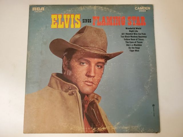 Elvis Presley Elvis Sings Flaming Star vinyl record