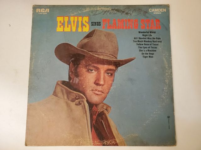 Elvis Presley Elvis Sings Flaming Star vinyl record