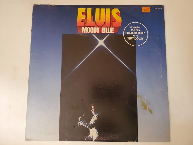 Elvis Presley Moody Blue vinyl record