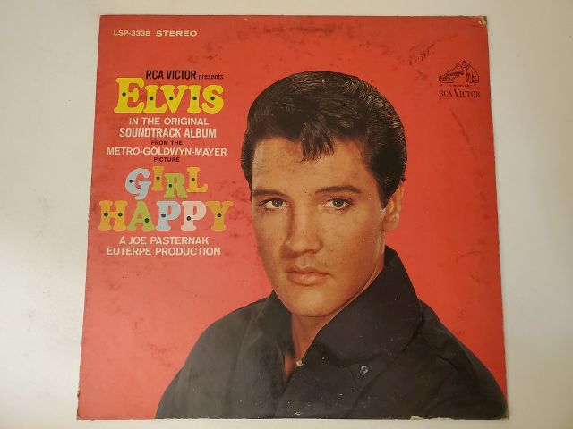 Elvis Presley Girl Happy vinyl record